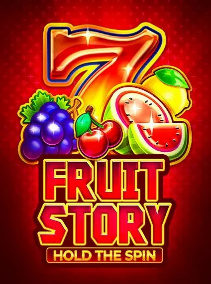 Decorative casino game artwork for Coins Game: Fruit Story Hold The Spin