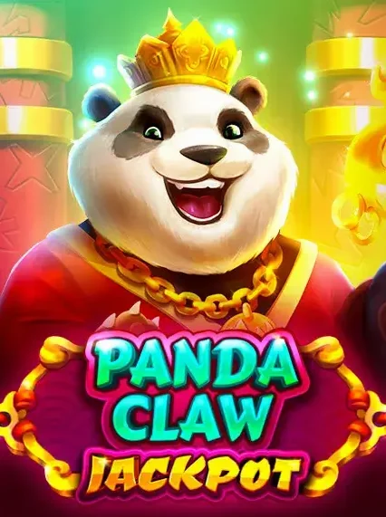 Decorative casino game artwork for Coins Game: Panda Claw Jackpot