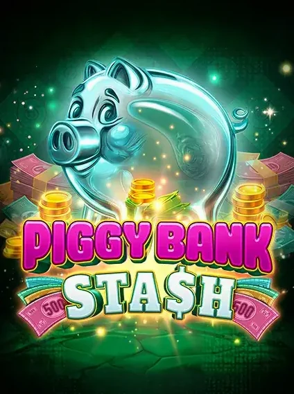 Decorative casino game artwork for Coins Game: Piggy Bank Stash
