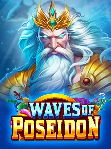 Decorative casino game artwork for Coins Game: Waves Of Poseidon